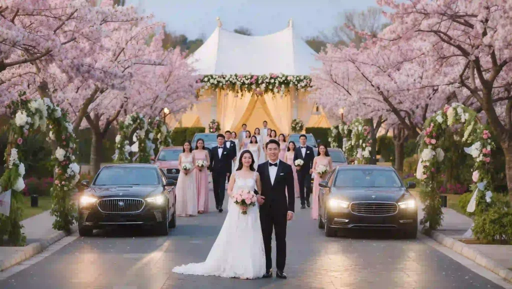 Bridal Convoy Escort — Preparation Villa to Ceremony Venue