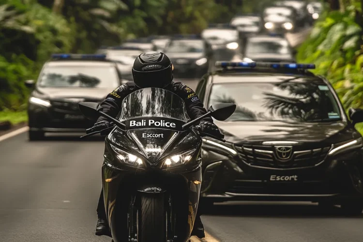 Professional VIP Police Escort Services in Bali | Police Escort Bali